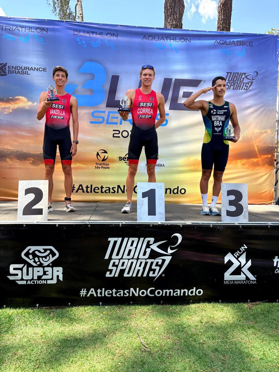 Luigi Vanzella encerra temporada com vice-campeonato na categoria Sub-23 do Brasileiro de Triathlon, em Holambra
