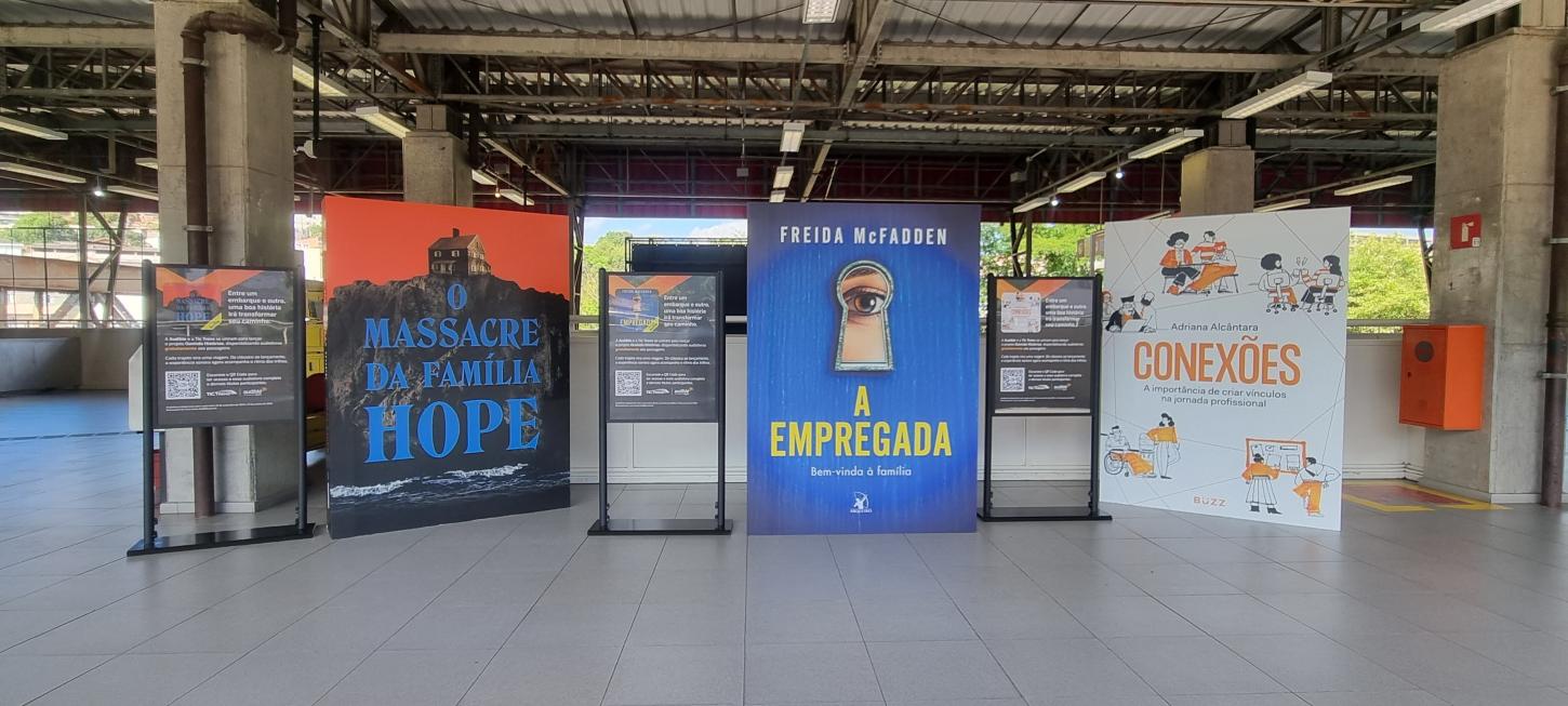 Parceria entre TIC Trens e Audible oferece audiolivros gratuitos de títulos de sucesso aos passageiros da Linha 7-Rubi