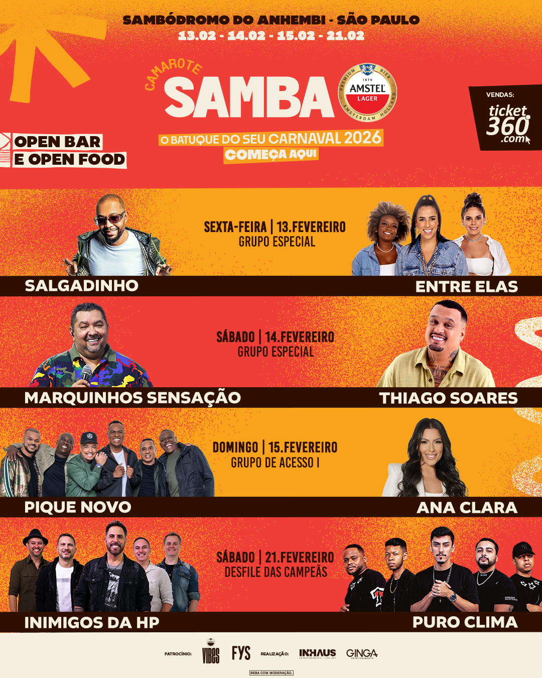 Camarote Samba faz sua estreia no Carnaval de São Paulo