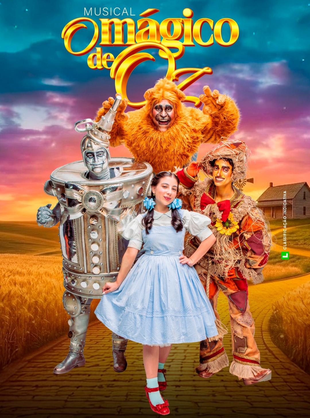 Musical infantil O Mágico de Oz estreia em curta temporada no Teatro Villa Lobos