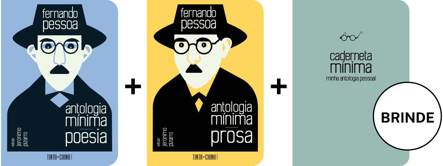 O essencial da prosa e da poesia de Fernando Pessoa chega às livrarias brasileiras em Antologias Mínimas