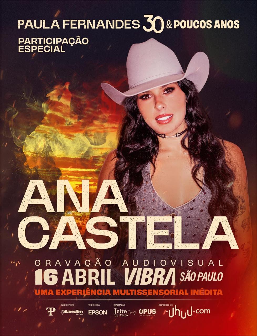 Paula Fernandes anuncia Ana Castela como 1ª participação de seu novo projeto 