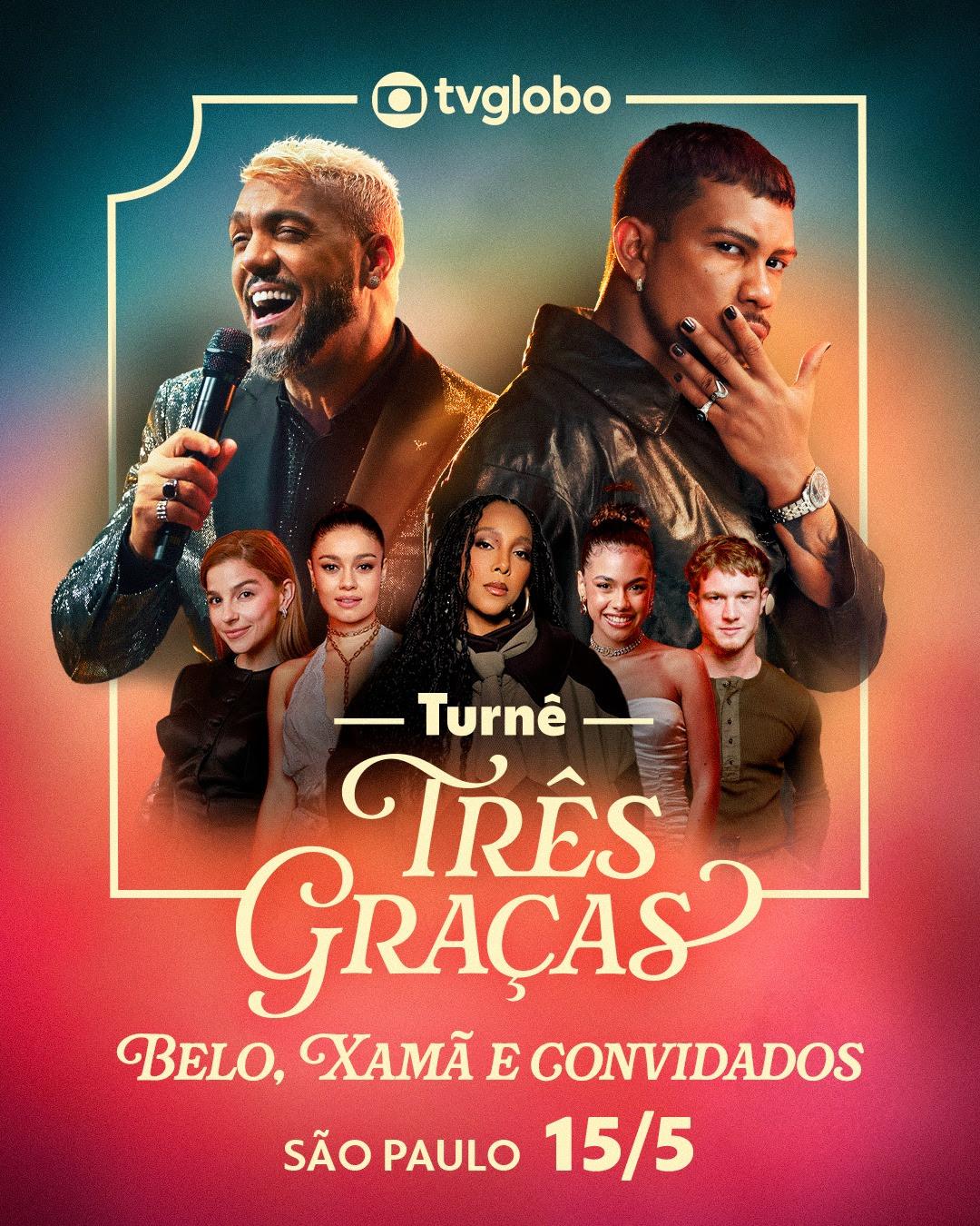 Belo, Xamã e convidados especiais celebram a novela em show inédito e aberto ao público em São Paulo