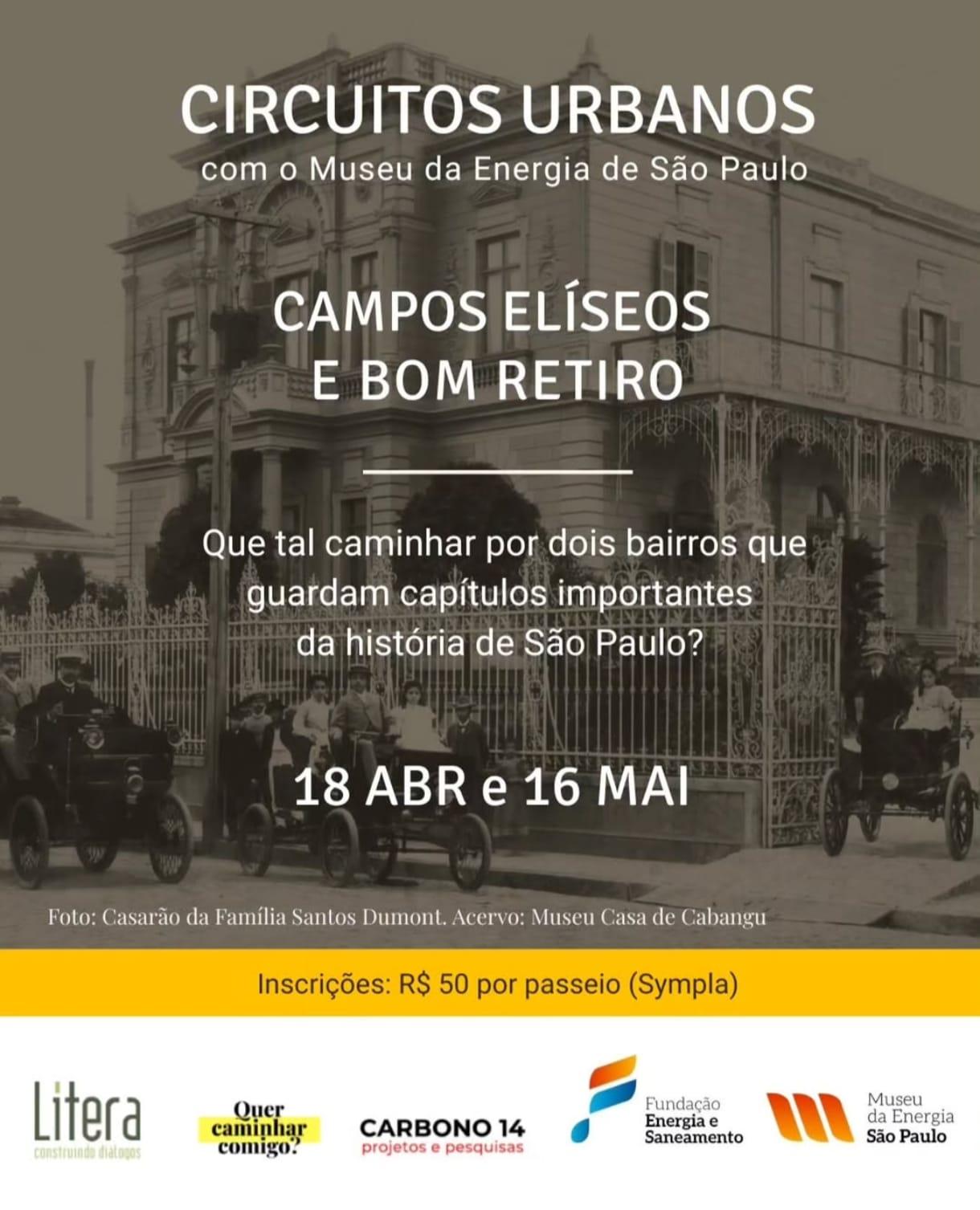 Caminhadas guiadas exploram história de Campos Elíseos e Bom Retiro