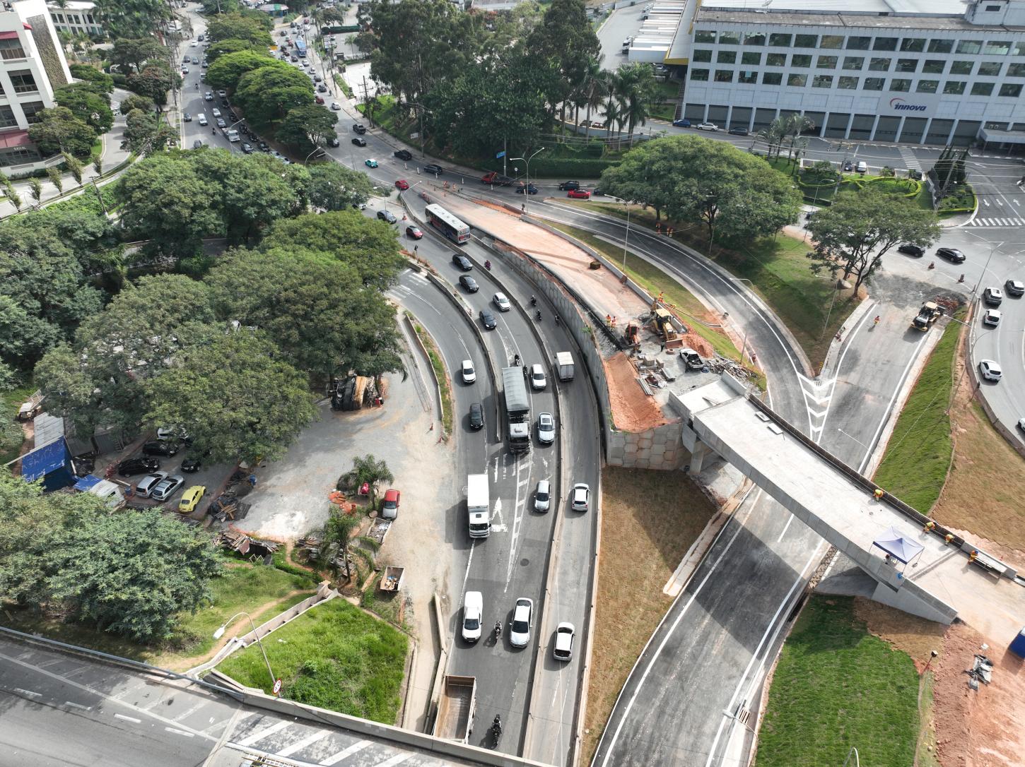 Concessionária libera novo acesso permanente no Trevo de Alphaville nesta quarta (29)