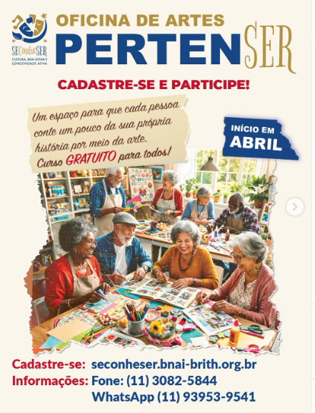 Projeto SeConheSer promove cultura, reflexão e bem-estar para fortalecer a longevidade ativa em São Paulo