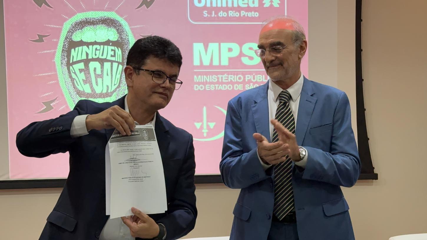 Unimed Rio Preto assina o Pacto “Ninguém se Cala” e reforça ações de proteção às mulheres