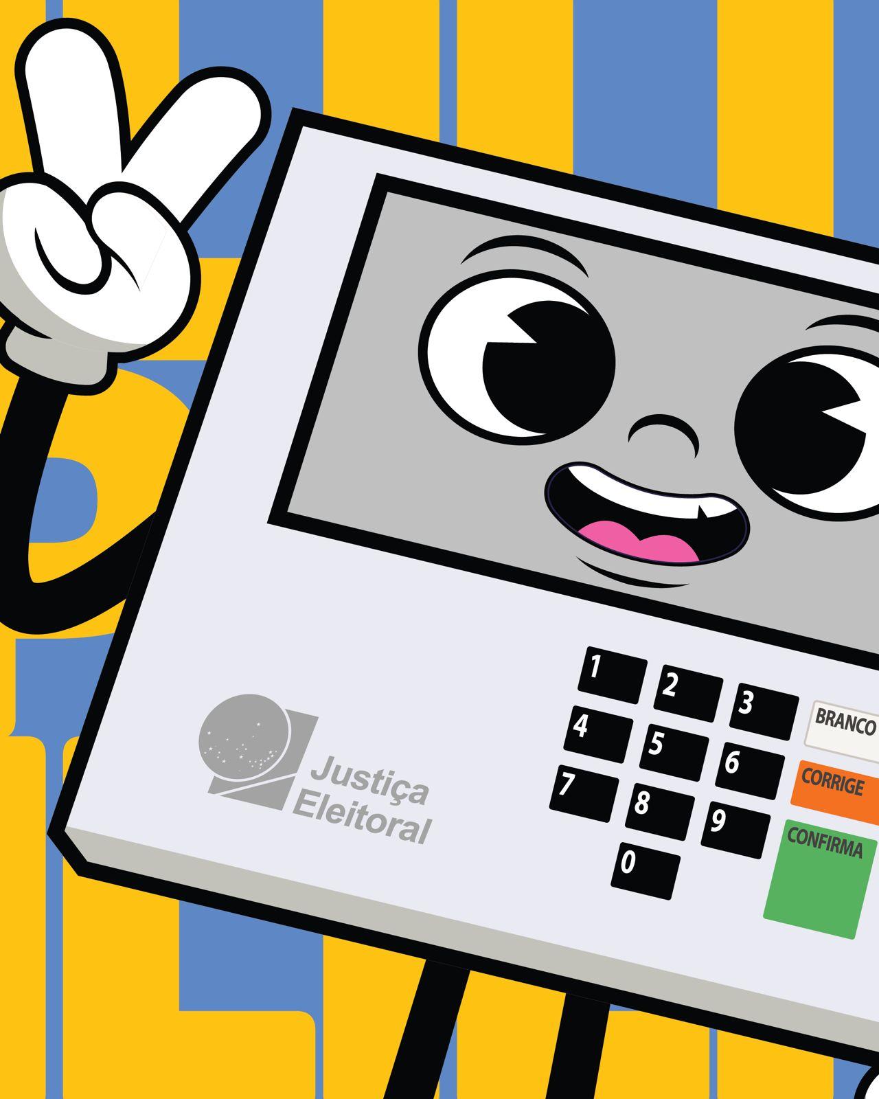 Agência de publicidade transforma som da urna eletrônica em personagem que marca os 30 anos do aparelho no Brasil