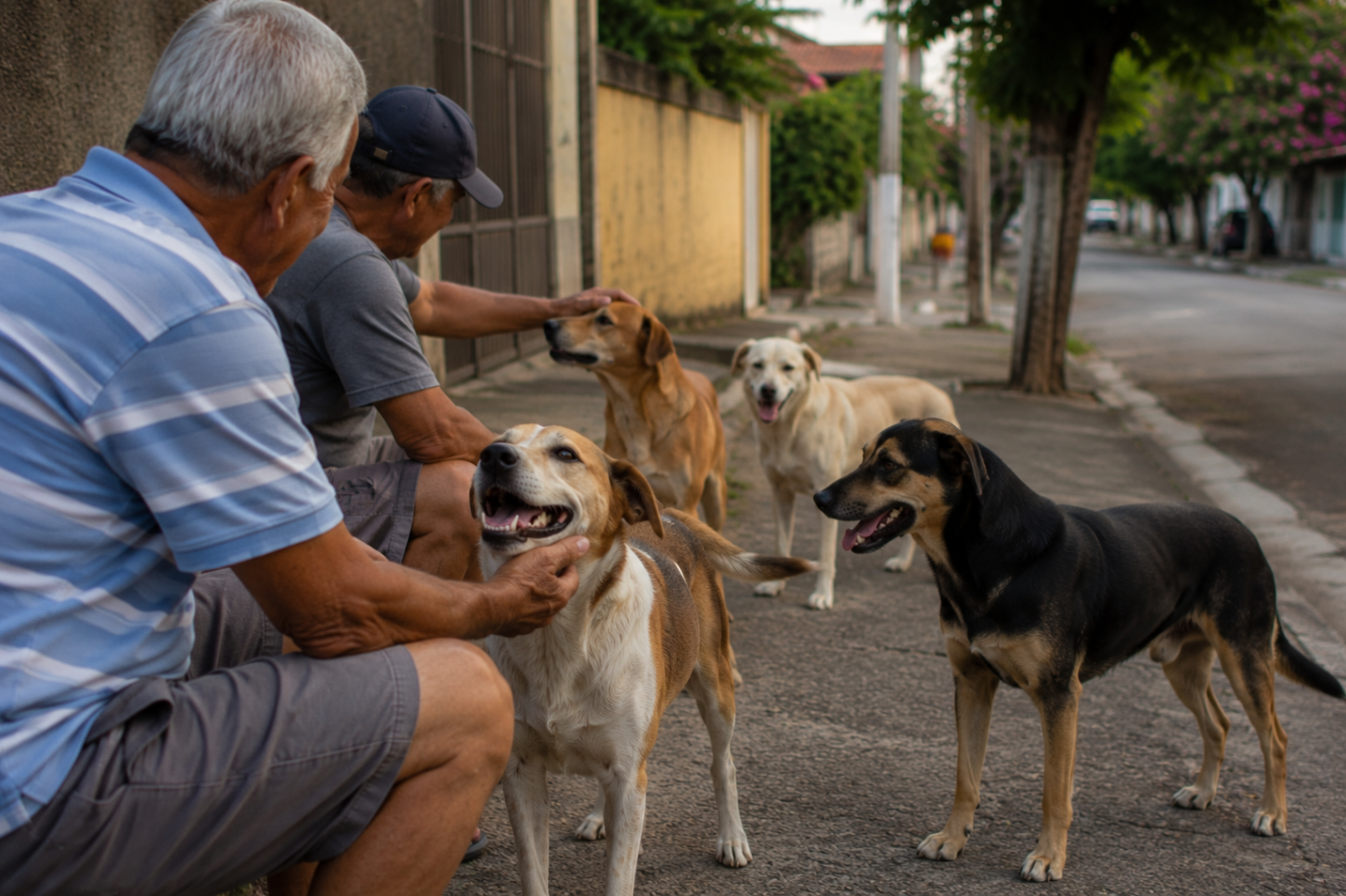 Cães comunitários fortalecem laços e criam senso de pertencimento