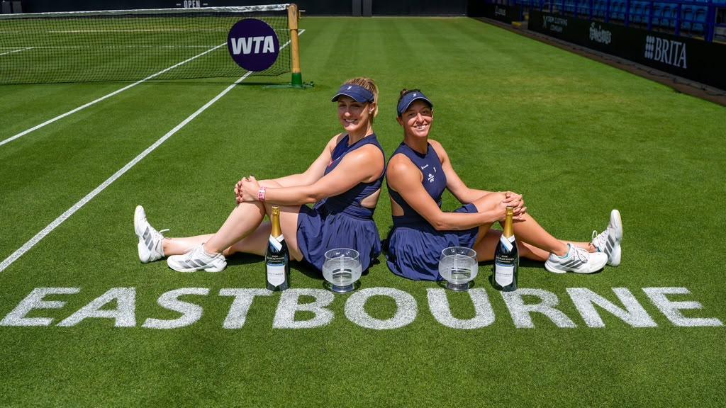 Luisa Stefani conquista, em Eastbourne o terceiro troféu do ano, e segue confiante para Wimbledon