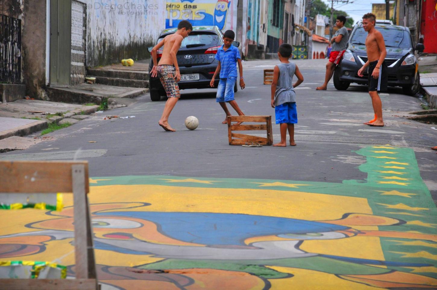Pintura de ruas durante a Copa do Mundo: o que pode e o que não pode