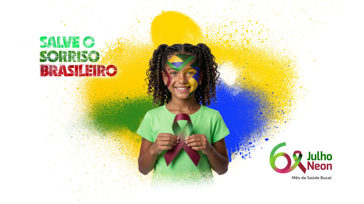 Julho Neon chega à Capital após oficialização do Mês Nacional da Saúde Bucal e lança Galeria do Sorriso Brasileiro