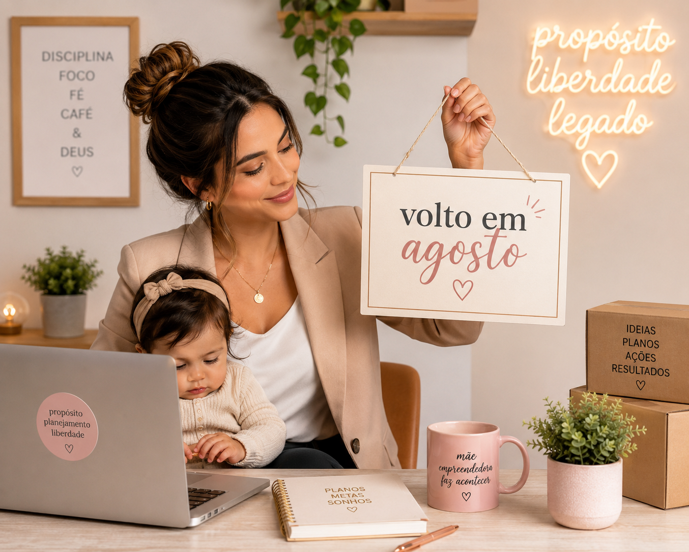 O filho está em casa, e o negócio não sabe o que são férias