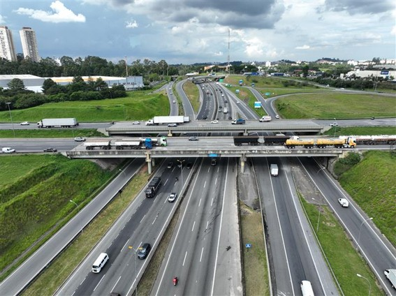 Cronograma semanal de obras no Rodoanel Oeste (SP-021)