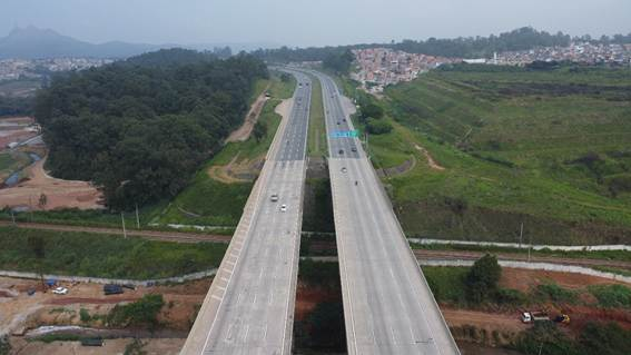Cronograma semanal de obras no Rodoanel Oeste (SP-021)