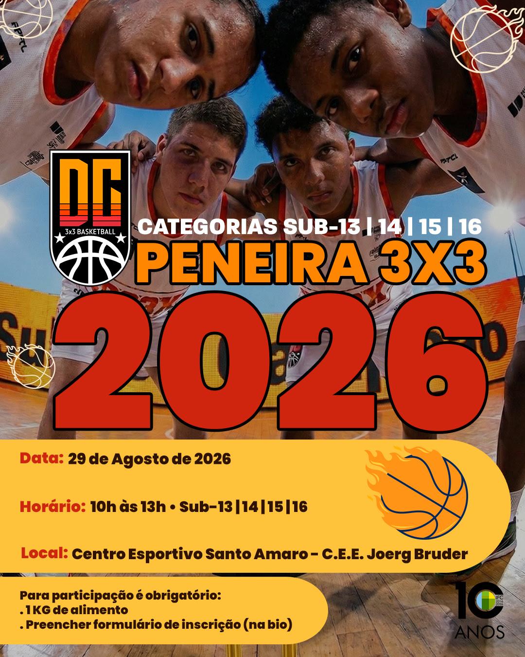 Santo Amaro recebe peneira para categorias de base