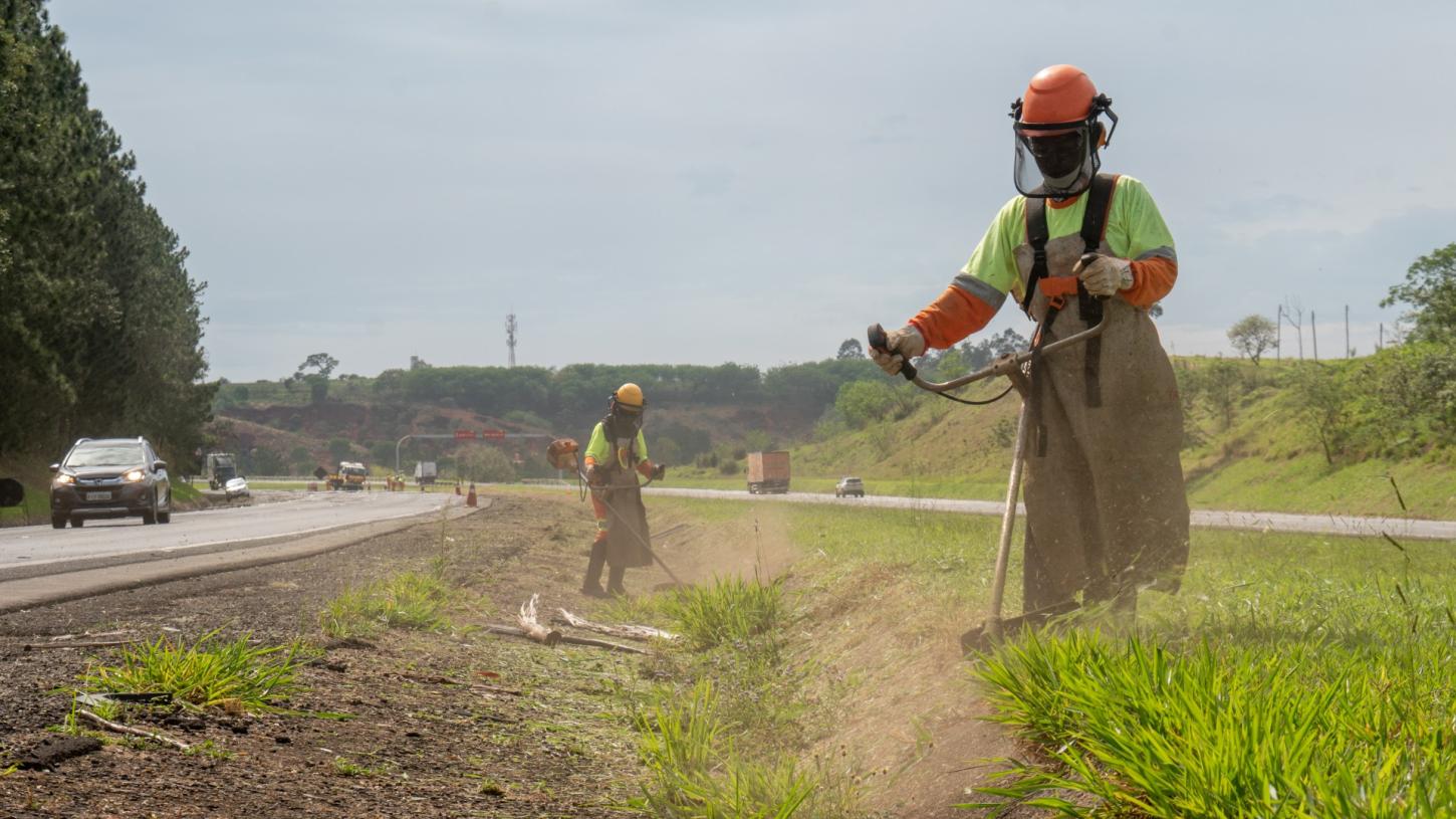 Cronograma semanal de obras na Fernão Dias, no Estado de São Paulo