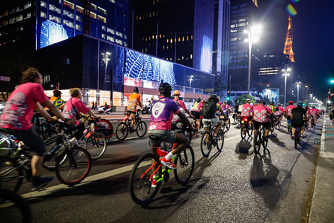 Pedalada Noturna marca a abertura da 14ª Semana Move, no sábado (19)