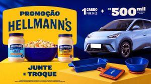 Maionese líder de mercado lança promoção com sorteio de R$ 500 mil, um carro por mês e prêmios colecionáveis