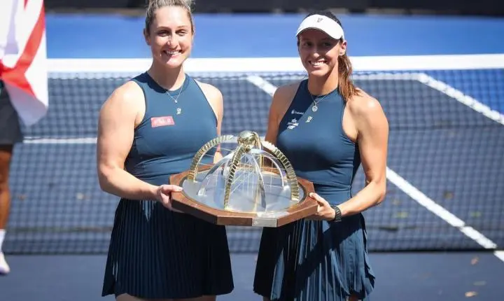 ADIVINHA QUEM MANDA EM CASA? Luisa Stefani é bicampeã do SP Open