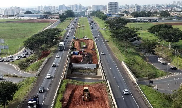 Concessionária inicia construção de viadutos no km 442 em São José do Rio Preto
