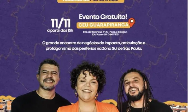 Fórum Negócios de Impacto da Periferia debaterá acesso a capital e desenvolvimento econômico dos territórios
