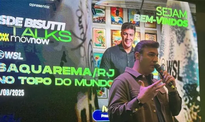 Ivan Martinho mostra como o surfe se tornou uma potência econômica no SDE Bisutti Talks