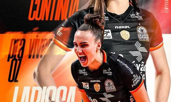 Larissa Besen vai disputar a terceira temporada com a camisa do Osasco São Cristóvão Saúde