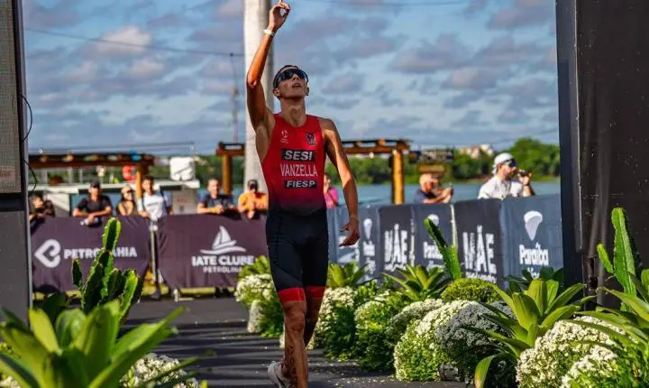 Luigi Vanzella é vice-campeão da segunda etapa do Brasileiro de Sprint Triathlon