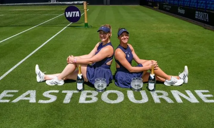 Luisa Stefani conquista, em Eastbourne o terceiro troféu do ano, e segue confiante para Wimbledon