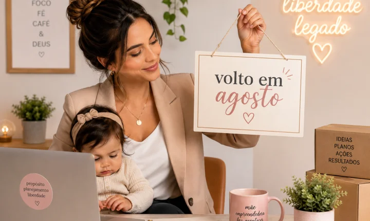 O filho está em casa, e o negócio não sabe o que são férias