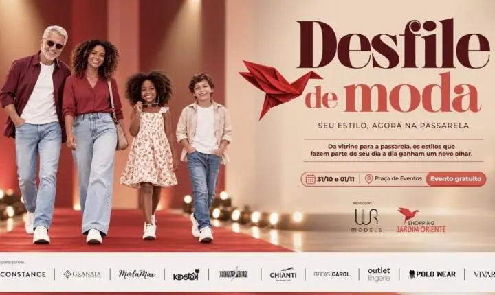 Shopping em São José dos Campos promove primeiro grande desfile de moda e recebe a final do Miss & Mister 2026