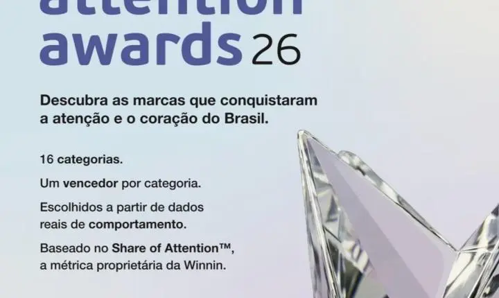 Winnin anuncia 1ª edição do Winnin Attention Awards: conheça as marcas finalistas em cada categoria